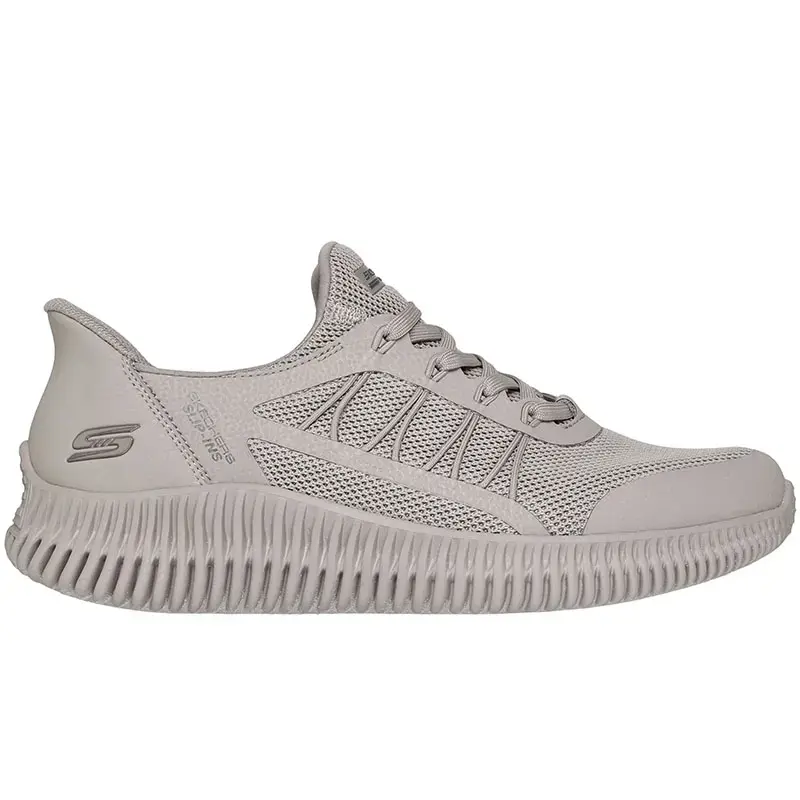 Skechers Muške patike Slip Ins Bobs Geo Lite, SIve