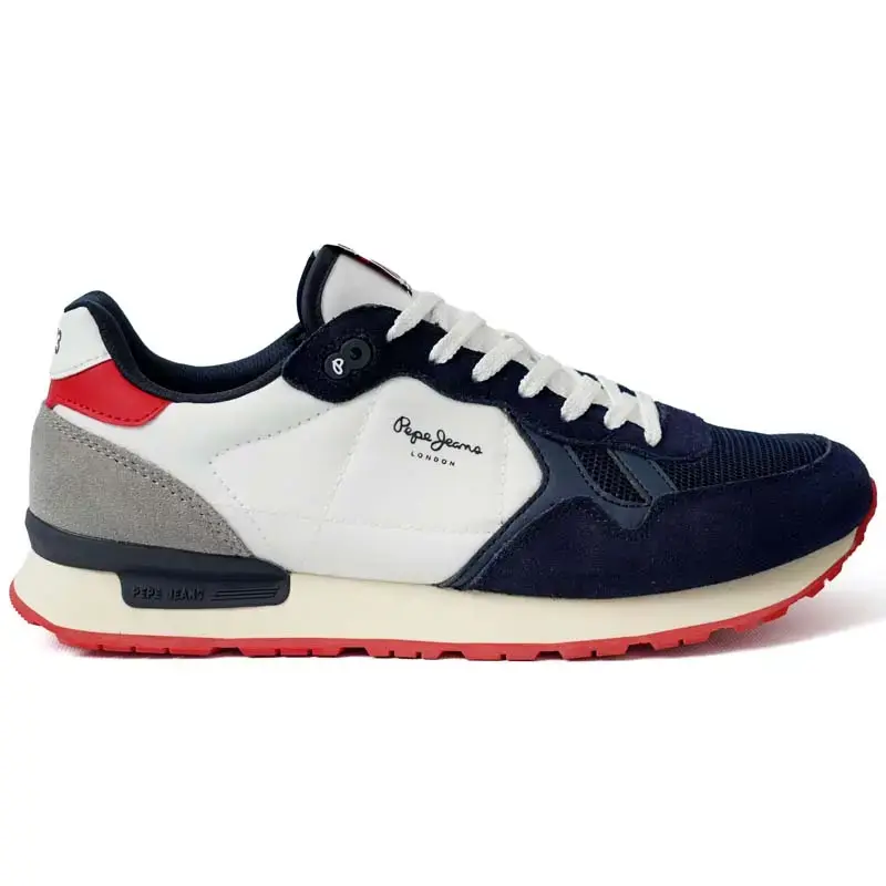 Pepe Jeans Muške patike Brit Camp M, Teget-Bele