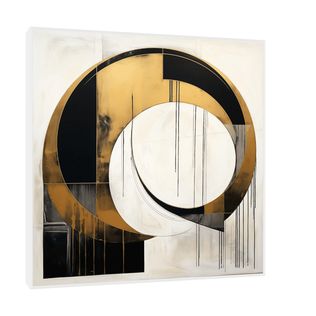 Canvas Slika na platnu Moderna forma II, 30x30cm, Sa ramom, Beli