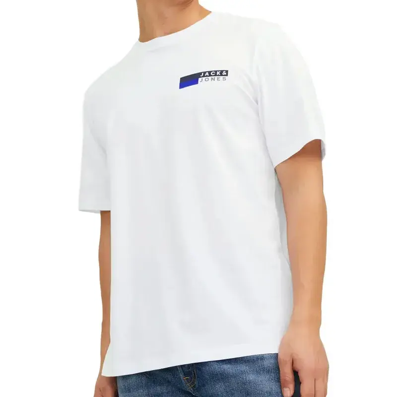 Jack&Jones Muška majica Corp Logo Tee Play Ss O-Neck Noos, Bela