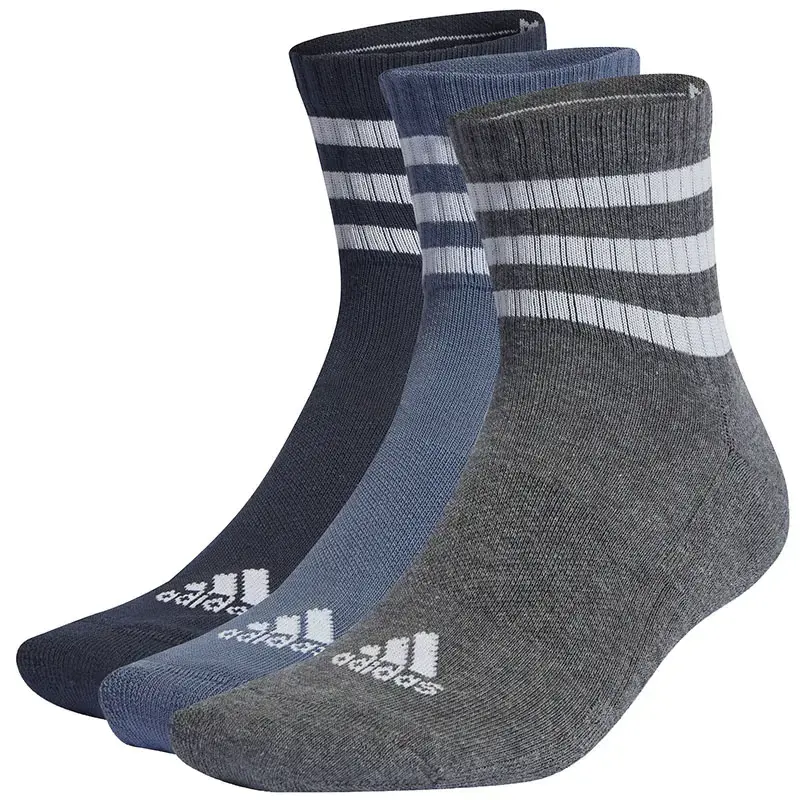 Adidas Čarape 3S C Spw Mid 3P, 3 Para, Sivo-Teget