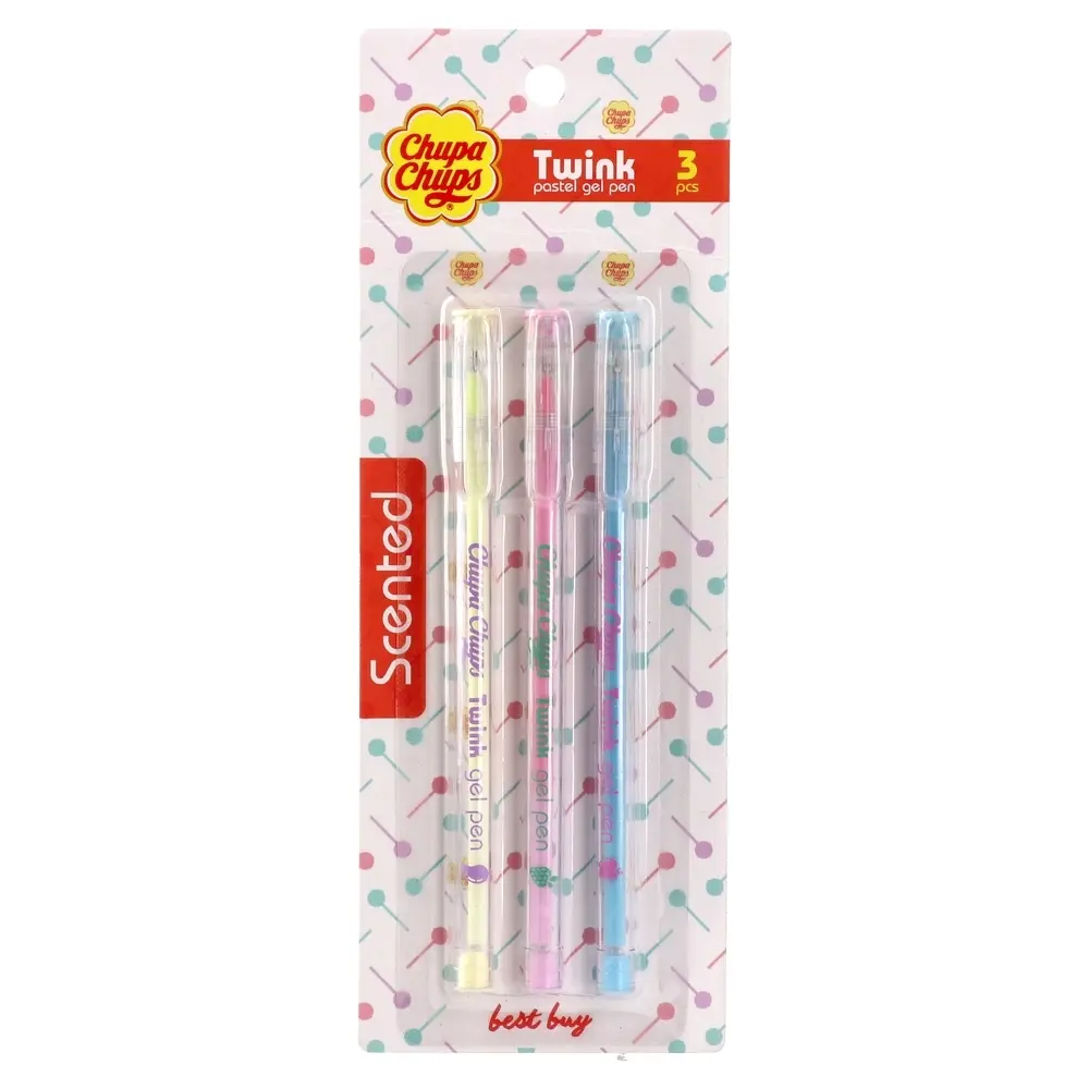 Best Buy Gel olovka Twink Chupa Chups, Gliter, 3 komada