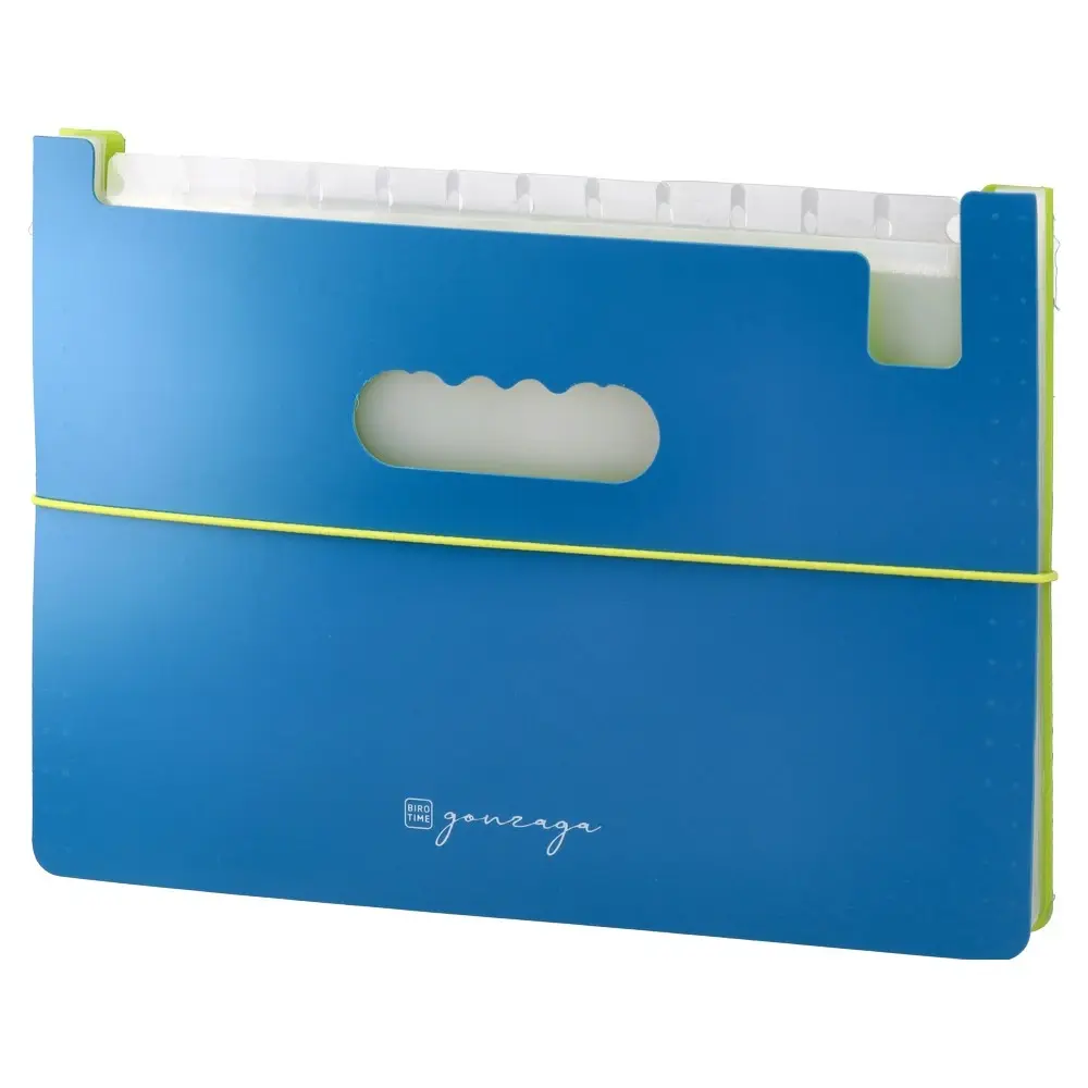 Biro Time Fascikla sa pregradama Gonzaga, A4, 13 pregrada, Plava