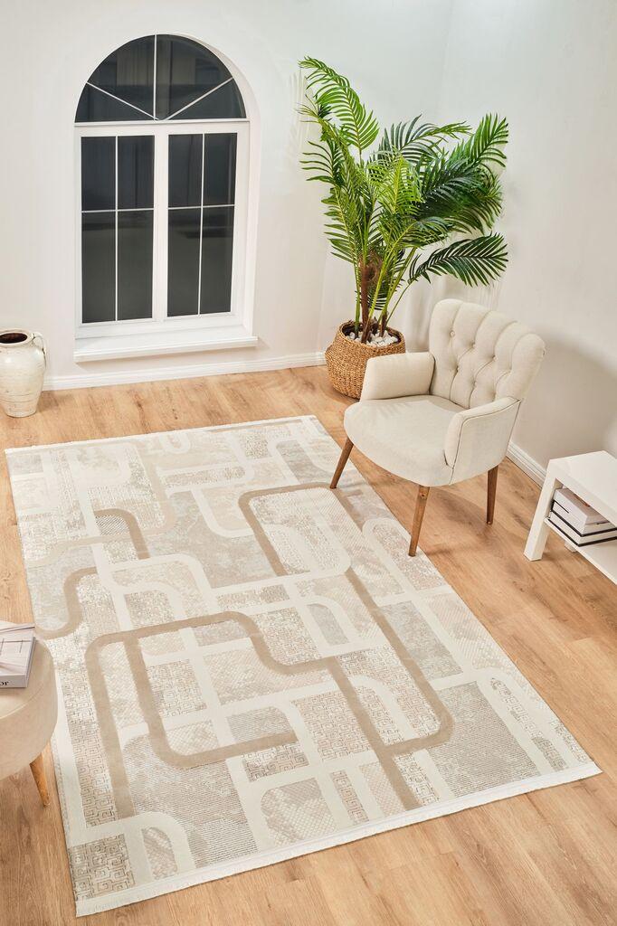 Conceptum Hypnose Tepih Boyut By002, 200x290 cm, Krem-beli