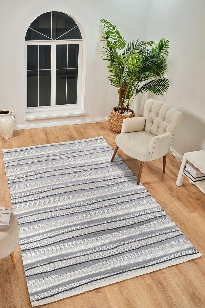 Conceptum Hypnose Tepih Boyut By045, 80x150 cm, Krem-sivi