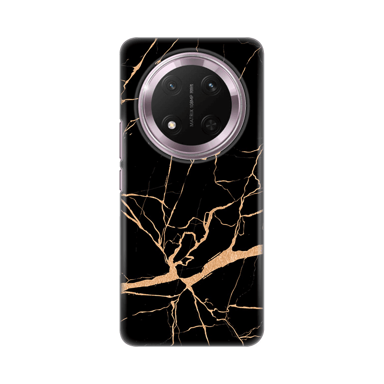 Silikonska maska za Honor Magic 7 Lite Print All Black