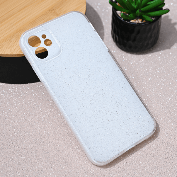 Maska za iPhone 11 6.1 Sparkle Dust, Bela
