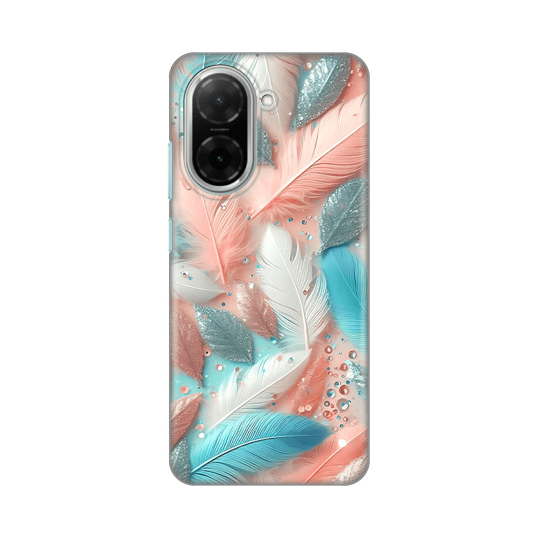 Silikonska maska za Xiaomi Redmi A5 Print, 173mm, Pastel Feathers