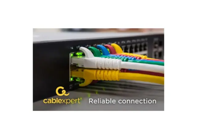 Gembird Mrežni kabl PP6A-LSZHCU-BK-30M, SFTP, CAT.6A, Bakarni, LSZH, 30m