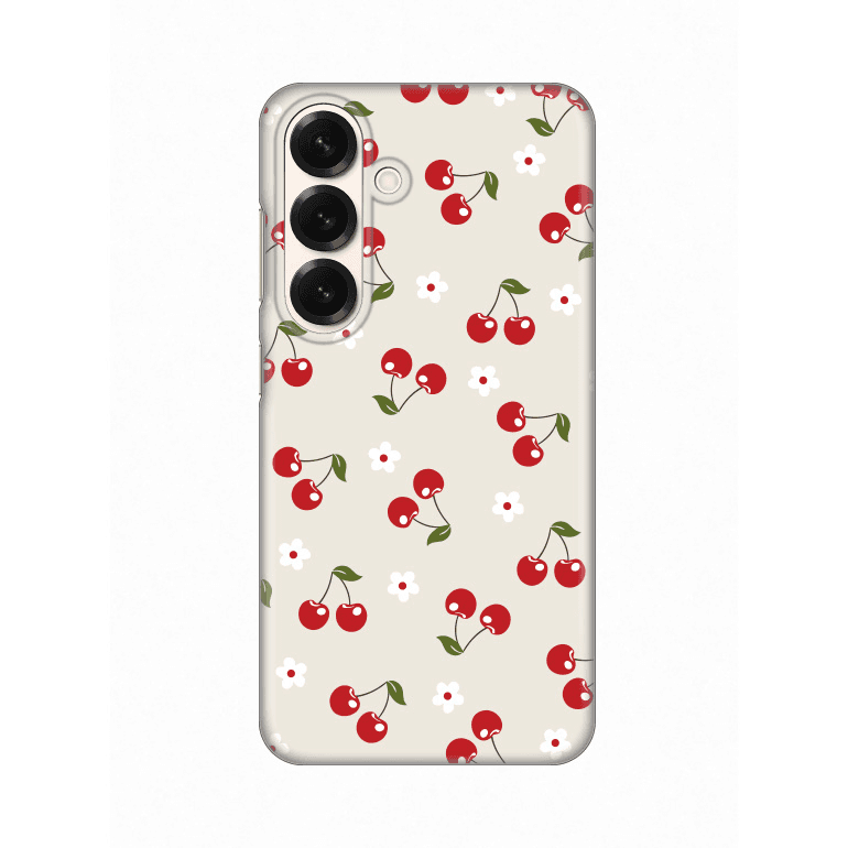 Silikonska maska za Samsung S931B Galaxy S25 Print Cherry and Flowers