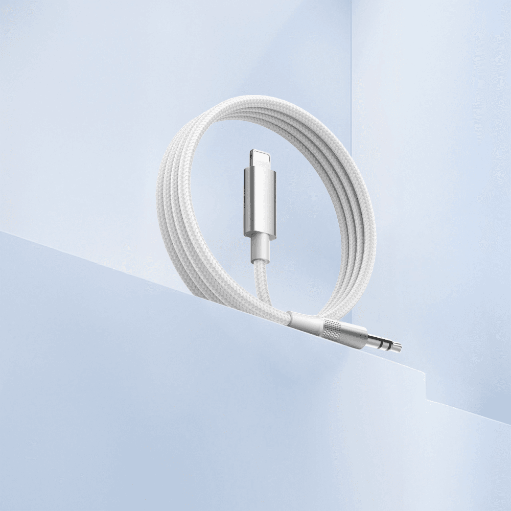 Adapter LDNIO LSY81i iPhone Lightning na 3.5mm, Muški, 1m, Beli