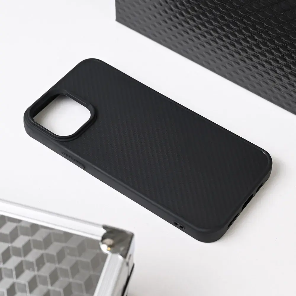 Maska za iPhone 12 6.1 Magsafe Kevlar, Crna