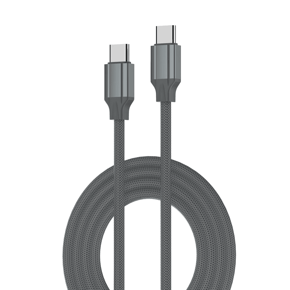 Data kabl LDNIO LC441c-100W Type C na Type C, 1m, Sivi