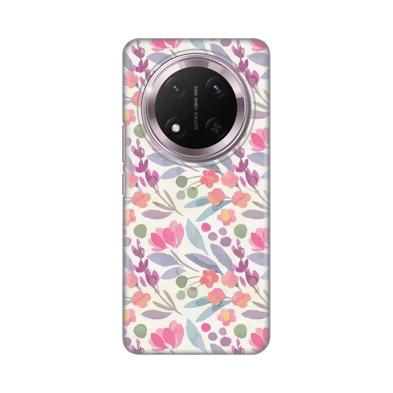 Silikonska maska za Honor Magic 7 Lite Print Watercolor Flowers