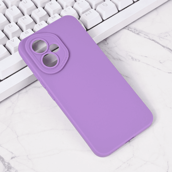 Silikonska maska za Honor 400 Pro Camera, Ljubičasta