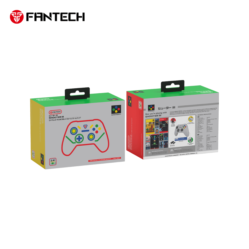 Fantech Bežični Joypad WGP13S shooter III Super Maxfit, Sivi