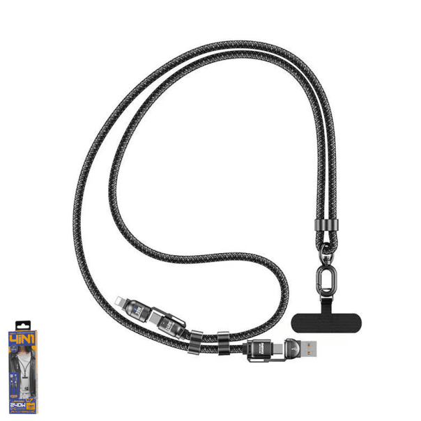 Višenamenski data kabl REMAX Crossbody Vanguard 240W C7(A+C-C+L), 1.5m