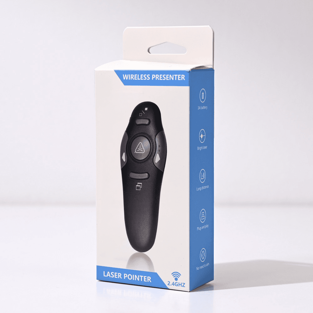 Bežicni prezenter, Laserski, JWD Type 1, Crni