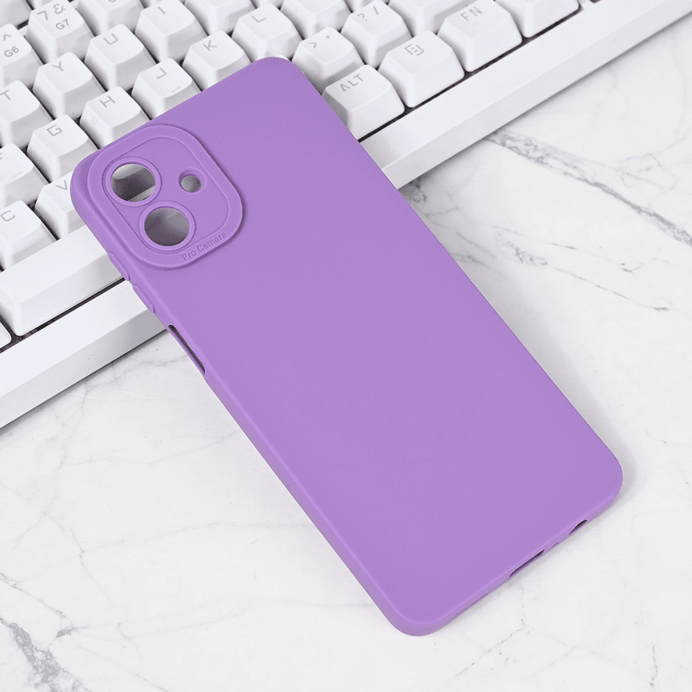 Silikonska maska za Samsung A075F Galaxy A07 4G Pro Camera, Ljubičasta