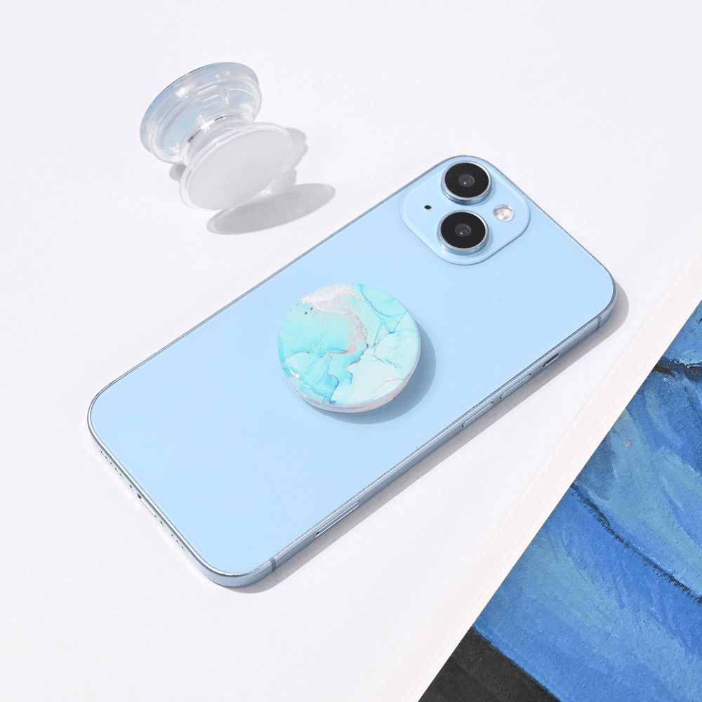 Stalak za telefom Pop, Mermerni, Plavi