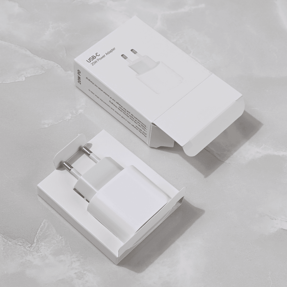 Kućni punjač PD Fast charger za iPhone 11-14 CE, 20W, Beli