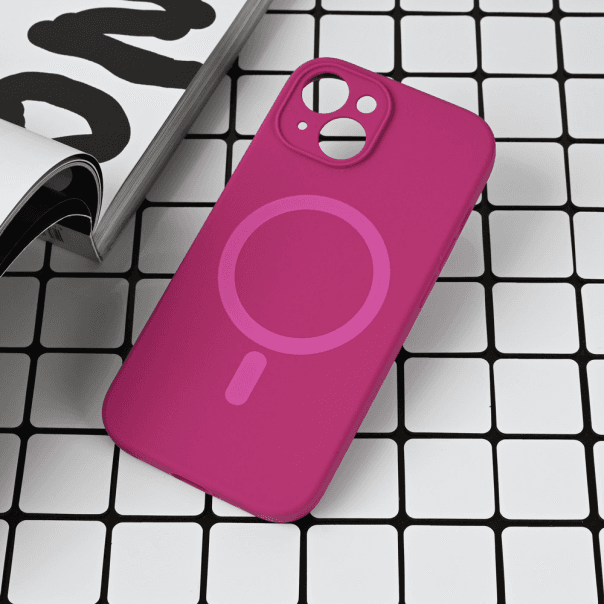 Maska za iPhone 13 6.1 Magsafe Pure color, Roze