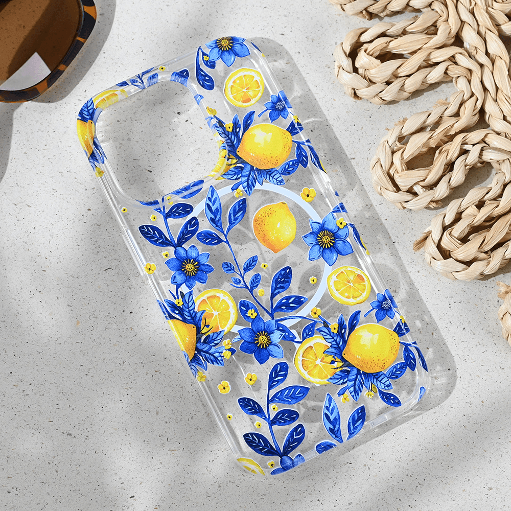 Maska za iPhone 13 Pro 6.1 Magsafe Print, Mediteran Lemon