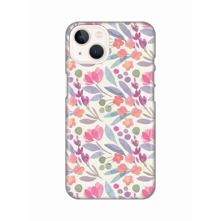Silikonska maska za iPhone 13 6.1 Print, Watercolor Flowers