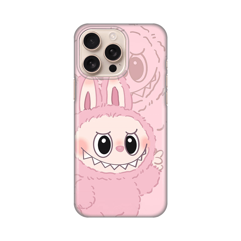 Silikonska maska za iPhone 16 Pro Max 6.9 Print, La Bubu, Roze