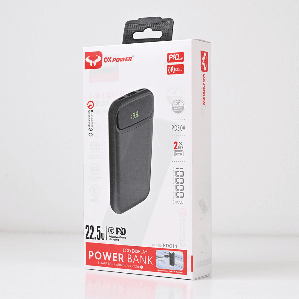 Prenosiva baterija Oxpower PDC11, 10000mAh, Bela