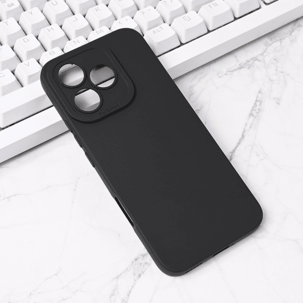 Silikonska maska za Honor 400 Lite Pro Camera, Crna