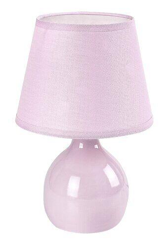 Rabalux Stona lampa od keramike Ingrid, E14, 26cm, Roze