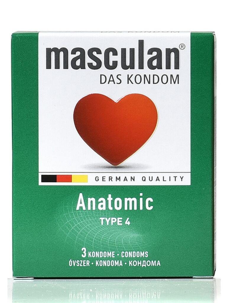 Masculan kondomi Anatomic, 3 komada