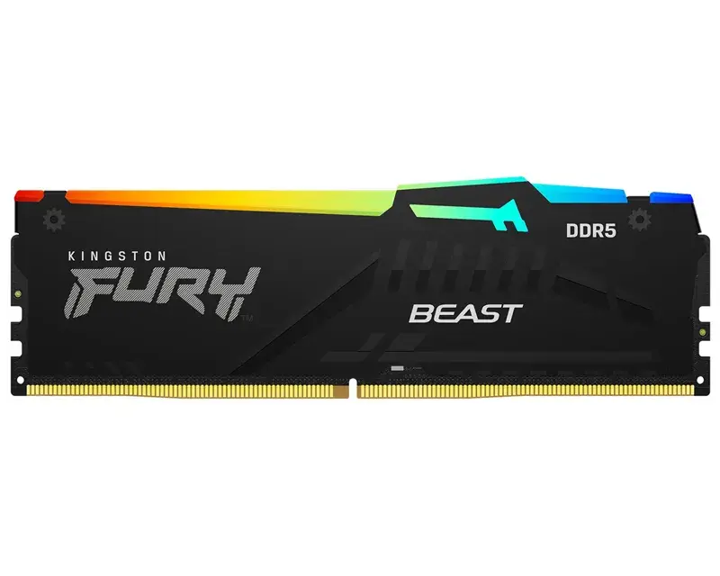 Kingston Radna memorija DIMM, DDR5, 64GB, 5600MT/s, KF556C36BBEA-64, Fury Beast, RGB, Expo