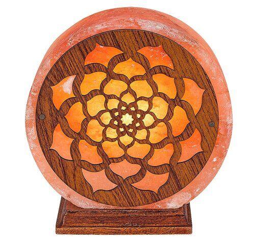 Rabalux Lampa od kamene soli Mandali E14, 17cm, Braon