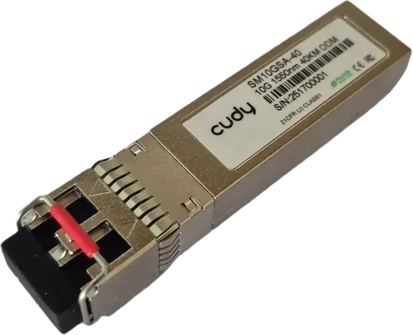 Cudy SFP+ modul SM10GSA-40, 10G, single-mode, LC konektor, 40 km, 1550 nm