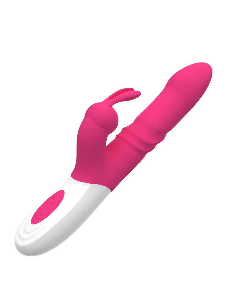Vibrator Eie, 23cm, Roze-beli