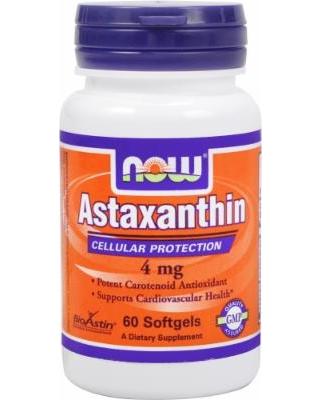 NOW  Astaxanthin 4 mg, 60 kapsula
