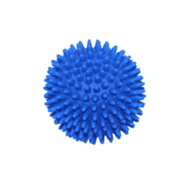 Igračka za pse Bodljikava gumena lopta, 9.5cm, Plava