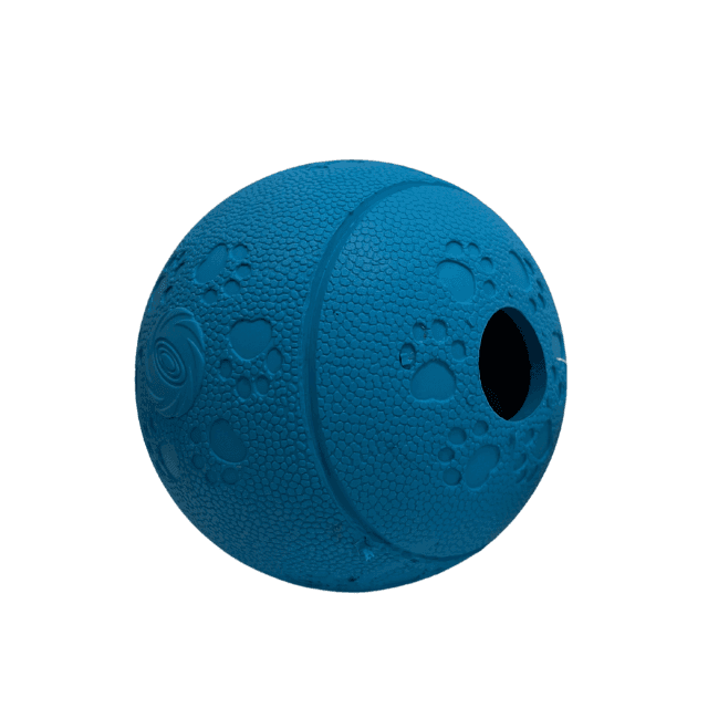 Igračka za pse Loptica za poslastice, 11cm, Plava