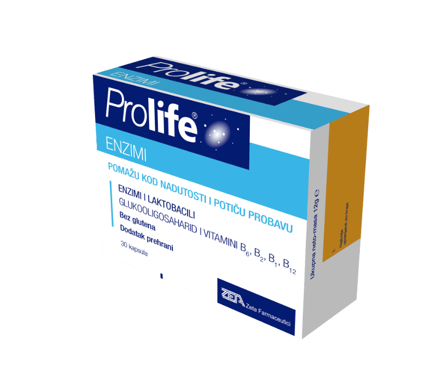 Prolife enzimi, 30 kapsula