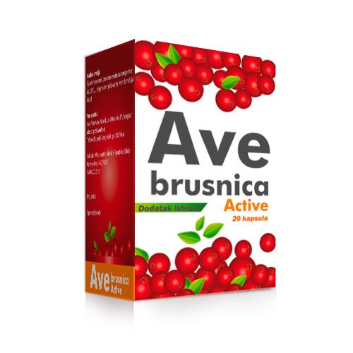 Ave Active Brusnice, 20 kapsula