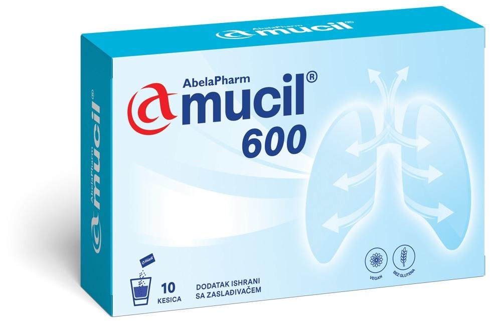 ABELA PHARM Amucil 600, 10 kesica