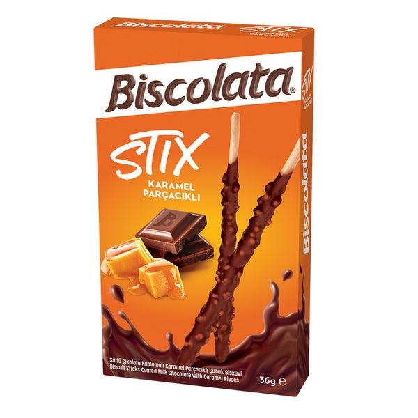 BISCOLATA Štapići sa karamelom, 36g