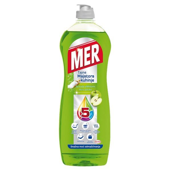 MER Deterdžent za sudove Jabuka, 750 ml