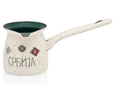 Metalac Džezva za 1 kafu Priče iz Srbije, Bež