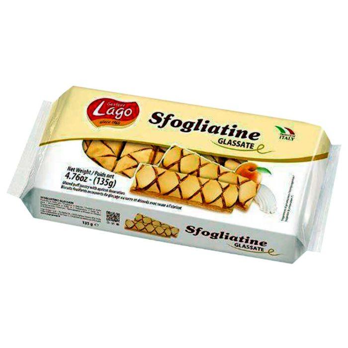 Lago Lisnati keksići sa glazurom, 135 g