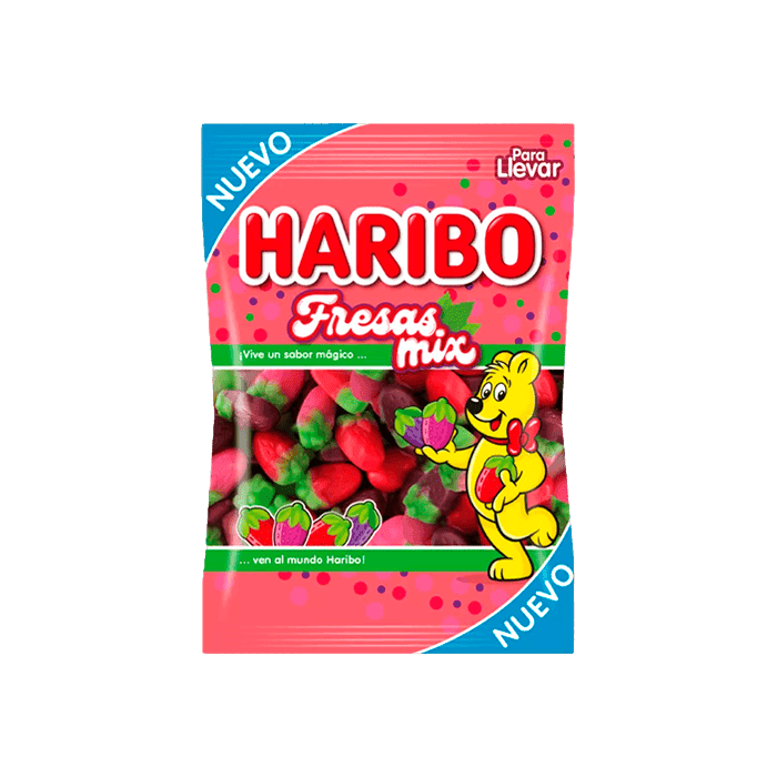 Haribo Gumene bombone Fresas Mix, 100 g