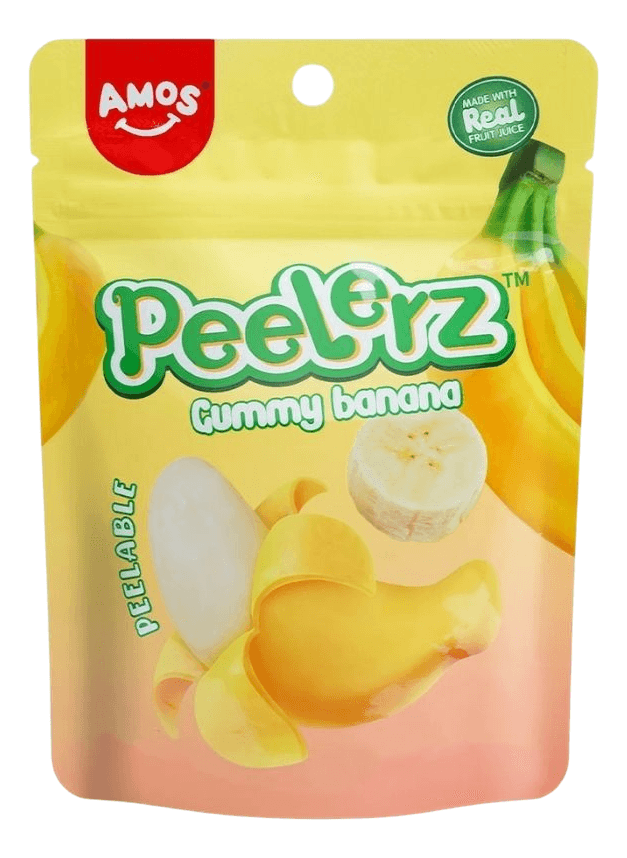 Amos Gumene bombone Peelerz Gummy Banana, 65 g