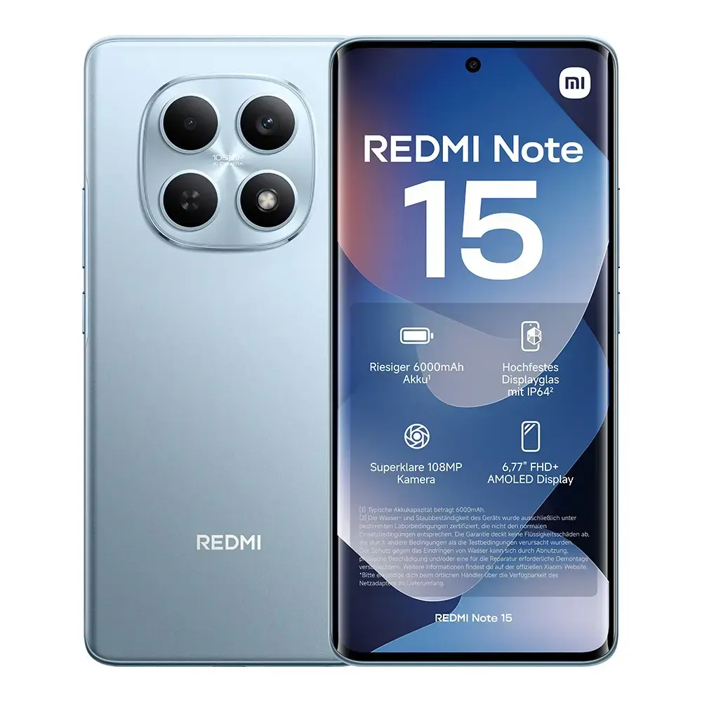 Xiaomi Mobilni telefon Redmi Note 15 8/256GB,  Plavi